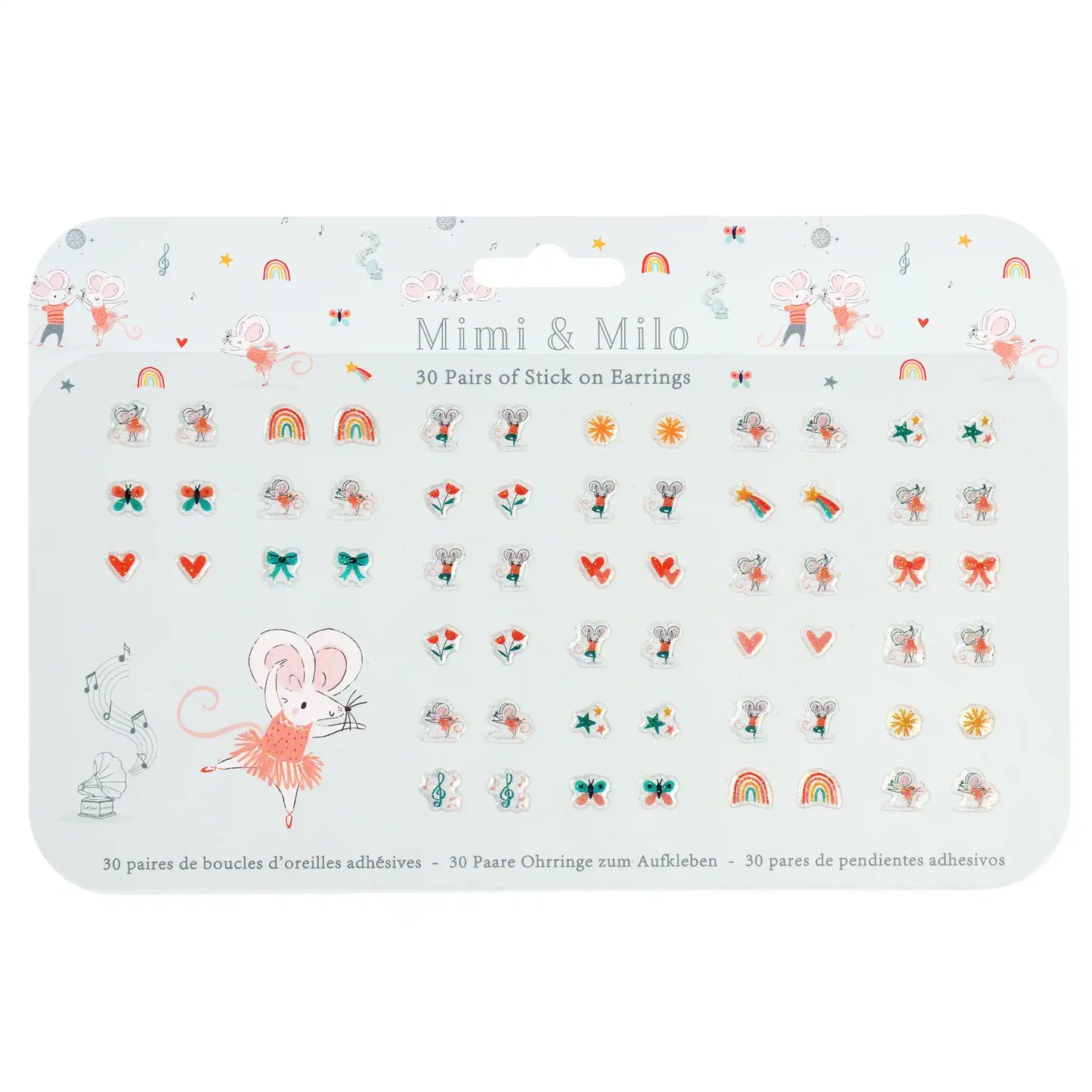 Mimi & Milo Stick on Earrings