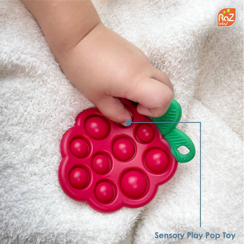 RAZBERRY POP TEETHER RED ON 12 UNIT CLIP STRIP 4