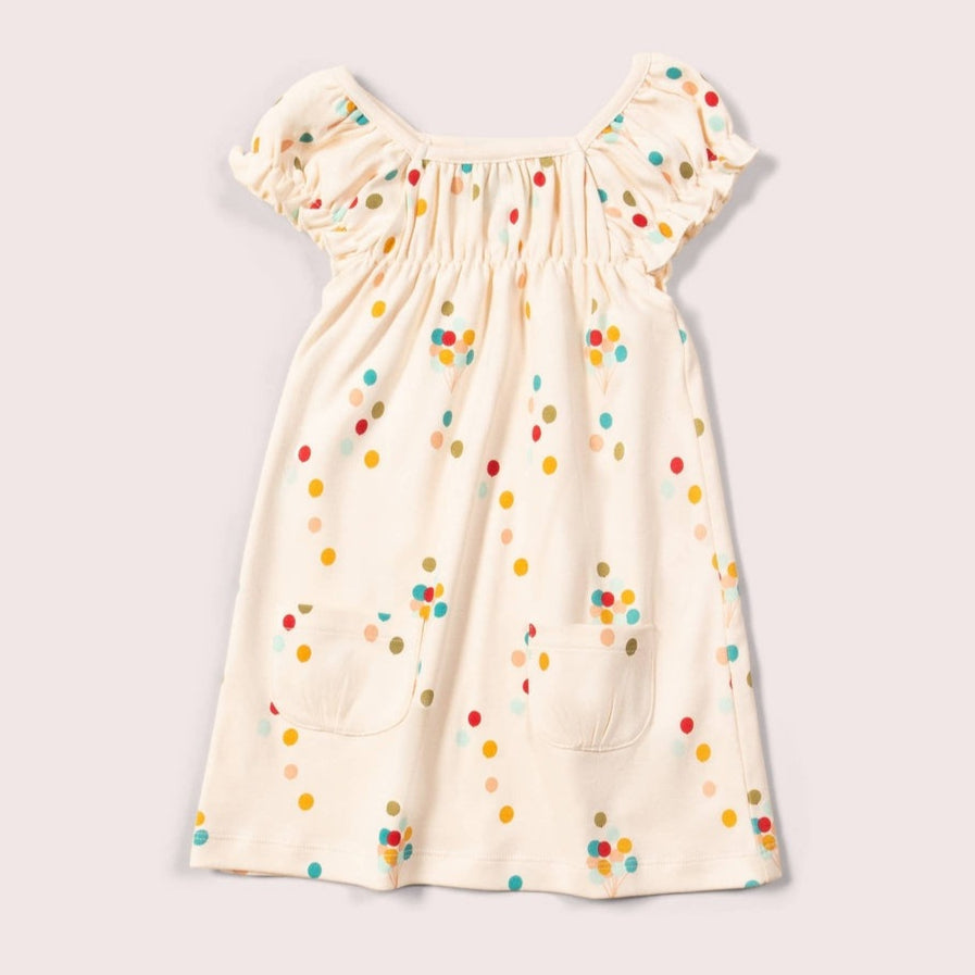 Little Green Radicals Rainbow Balloon Frill Dress Little Green Radicals Rainbow Balloon Frill Dress