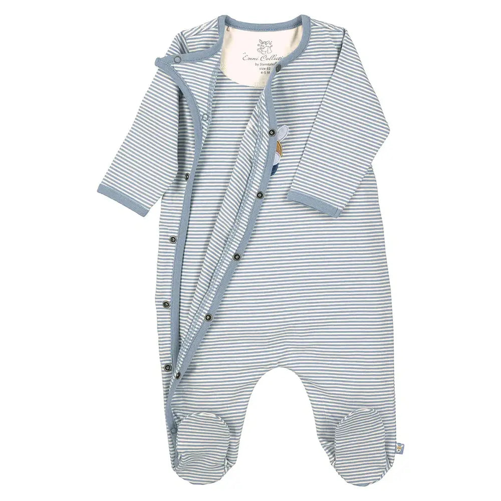 Sterntaler Baby Organic Sleepsuit - Blue 