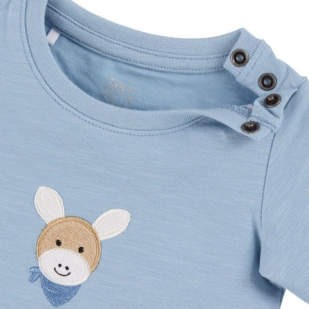 Sterntaler Baby Organic Tee - Blue 