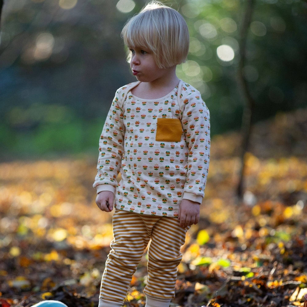 Little Blooms Organic T-Shirt & Jogger Playset 1