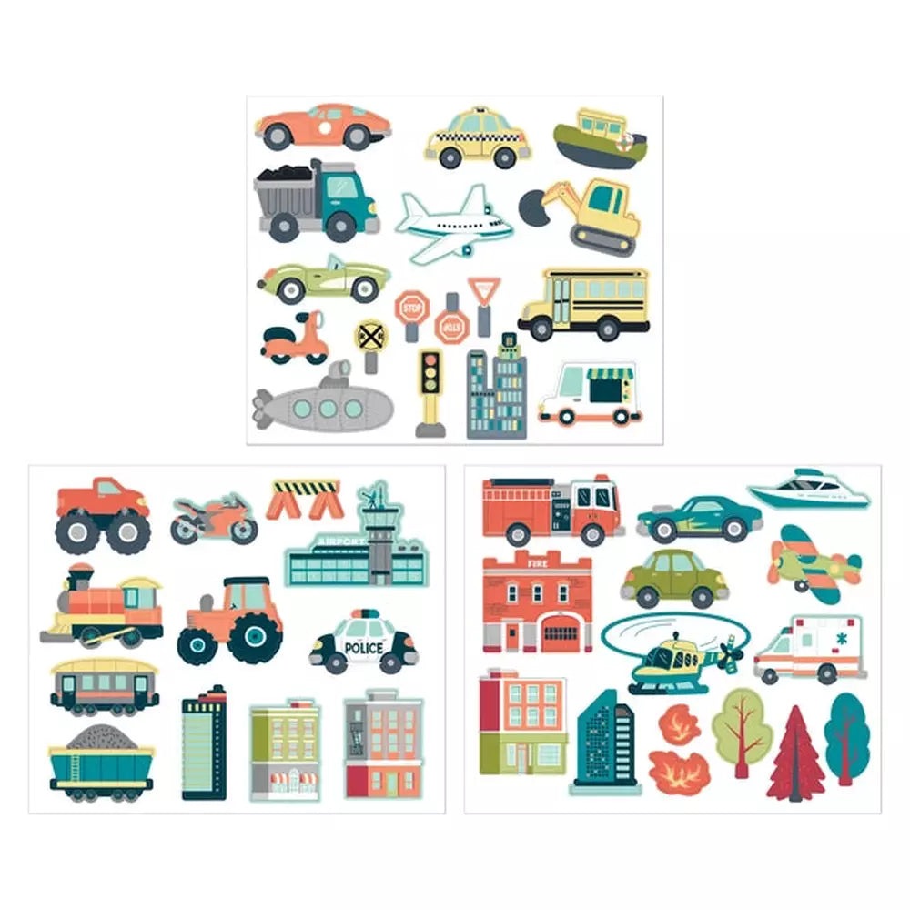 Stephen Joseph Magnetic Play Set - Transport 