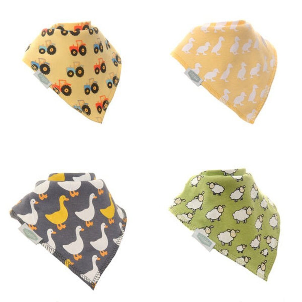 Ziggle Dribble Bib - Farmyard single