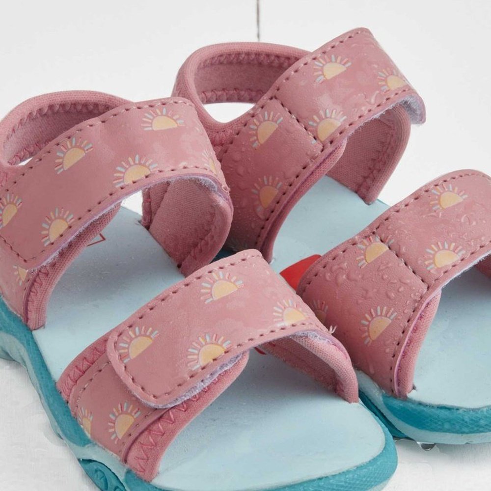 Grass & Air Colour Change Sandals - Rose 