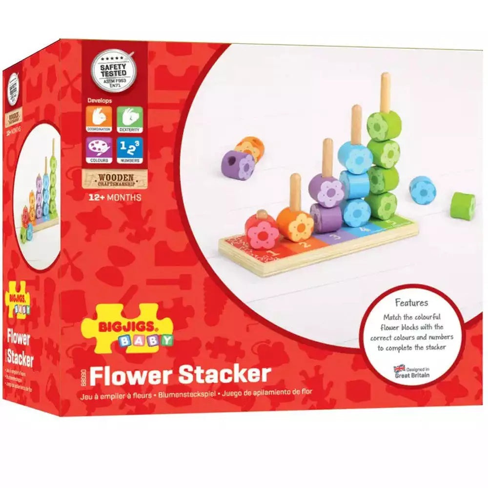 Bigjigs First Flower Stacker 