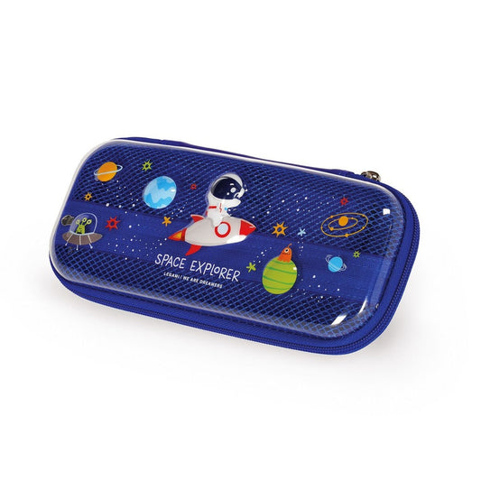 Space Rigid Transparent Pencil Case - WonderWow 1