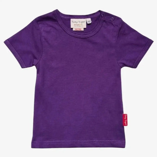 Toby Tiger Purple T-Shirt Basics 