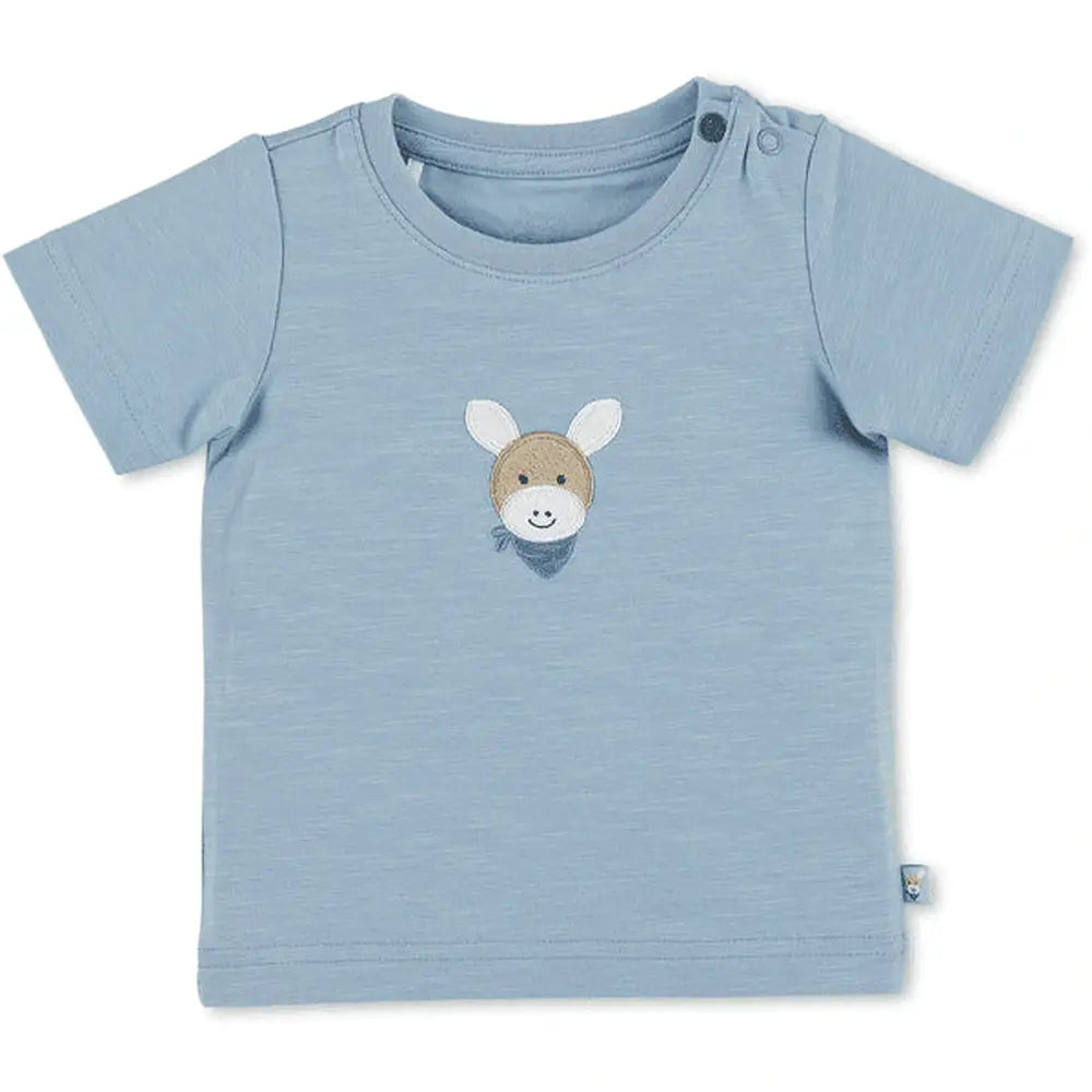 Sterntaler Baby Organic Tee - Blue 