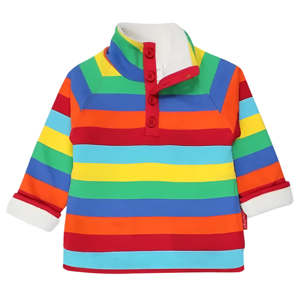 Toby Tiger Multi Stripe Fleece Cosy Fleece