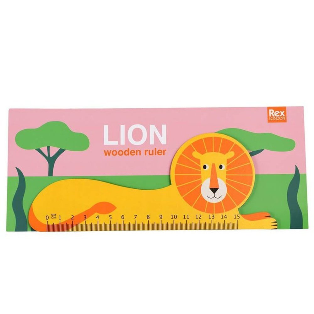 Lion, Tiger or Crocodile Wooden rulers 3