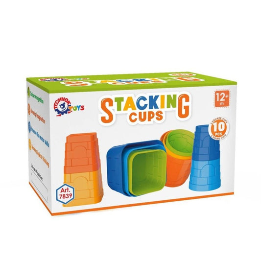 Technok TECHNOK Baby Stacking Cups Toy - Set of 2 Colorful Stacking 