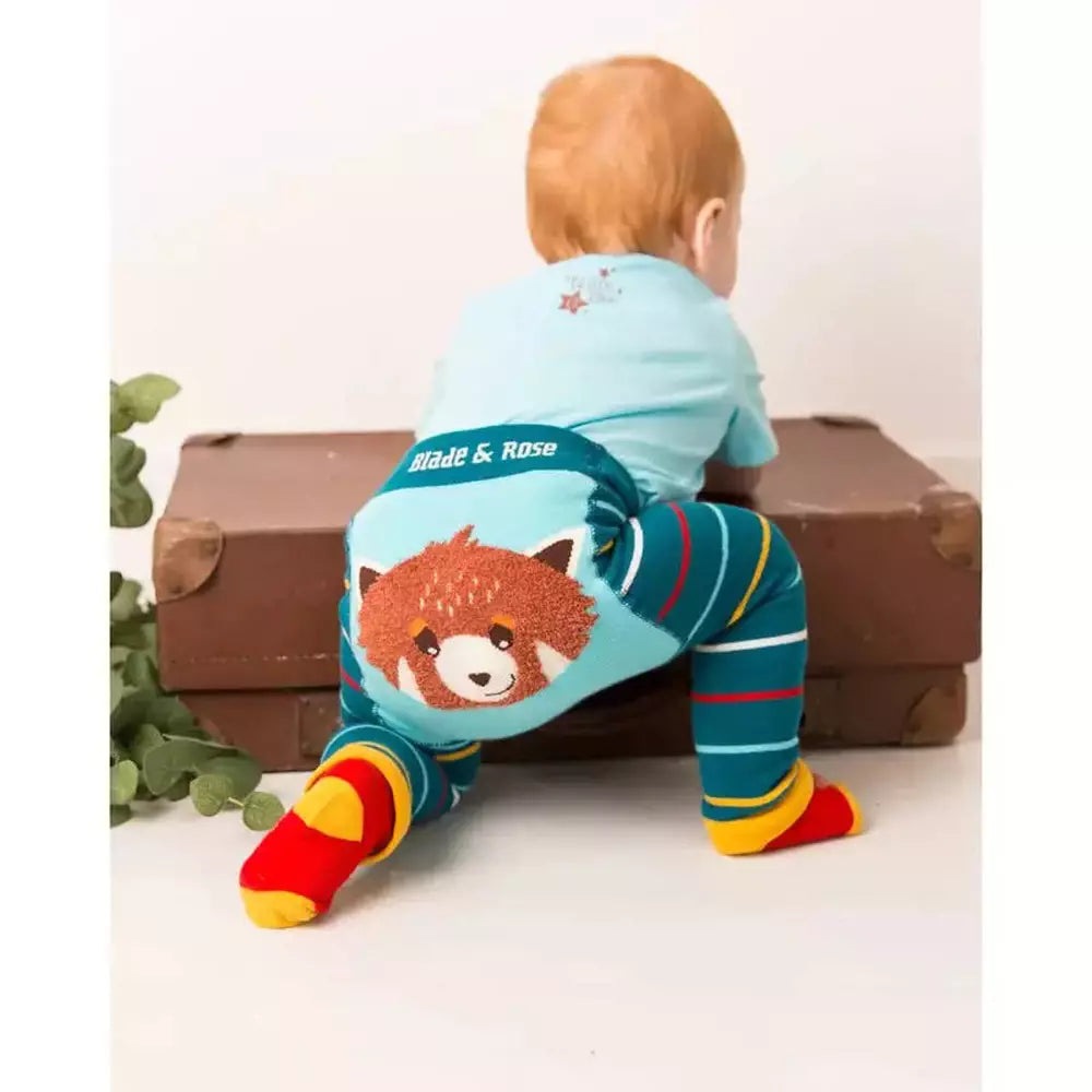 Red Panda Knitted Leggings 3