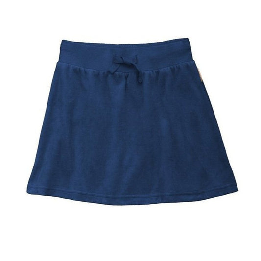 Basics Velour Skirt - Navy 1
