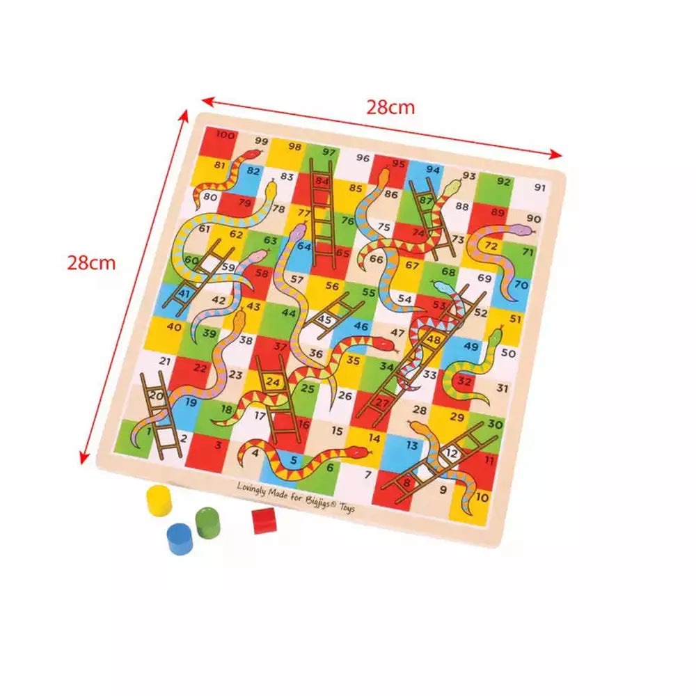 Bigjigs Snakes and Ladders Game