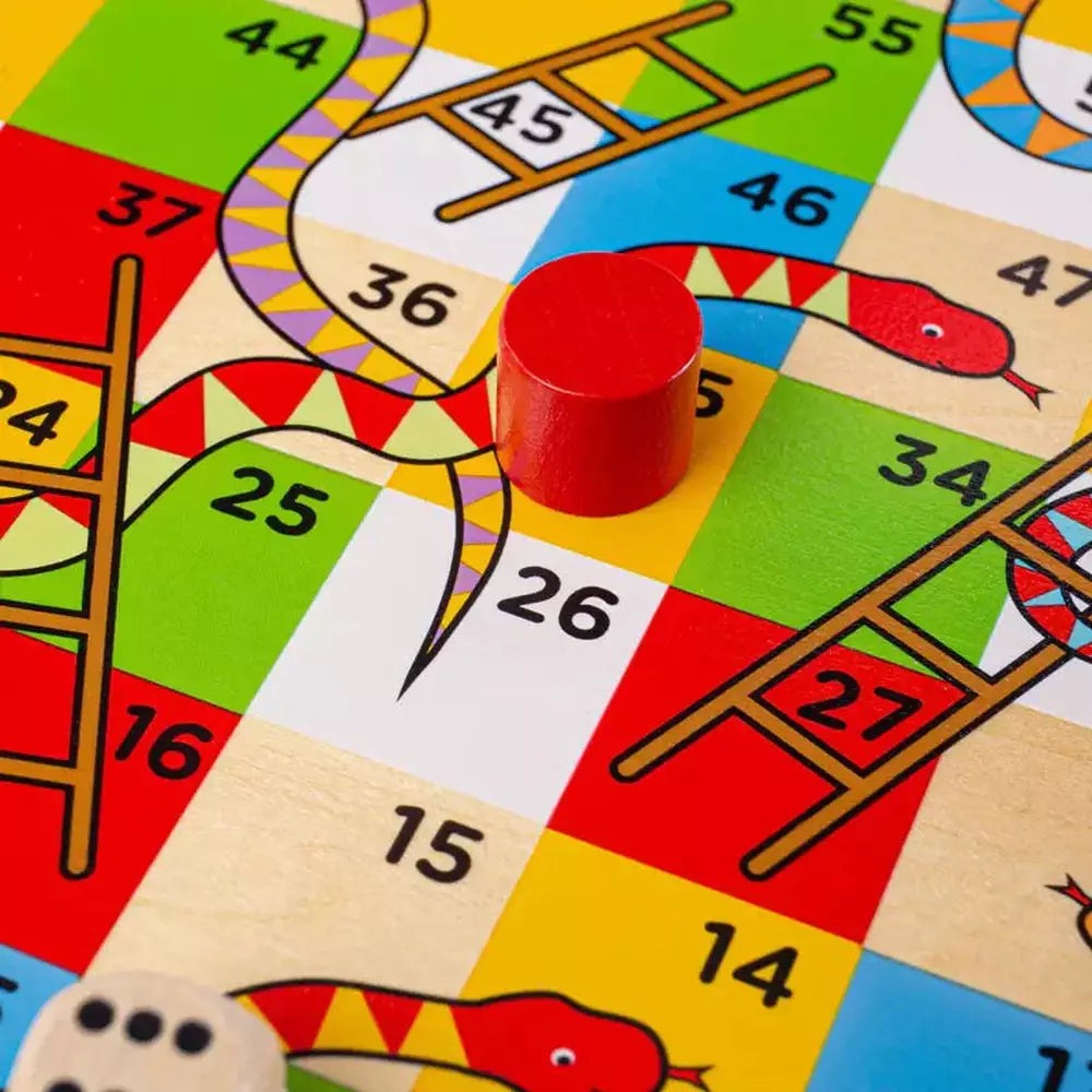 Bigjigs Snakes and Ladders Game