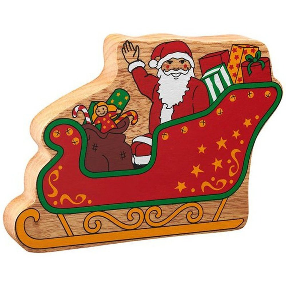 Red Father Christmas In A Sleigh 1
