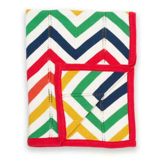 Chevron Knit Blanket 1