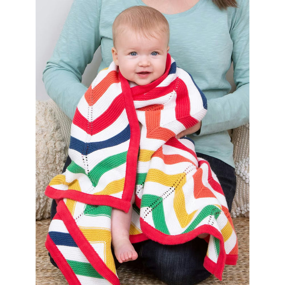 Chevron Knit Blanket 2