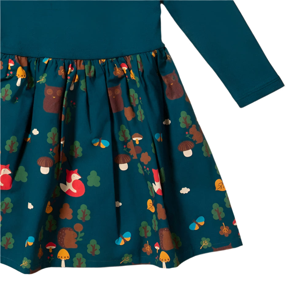 Enchanted Forest Long Sleeve Twirler Dress 4