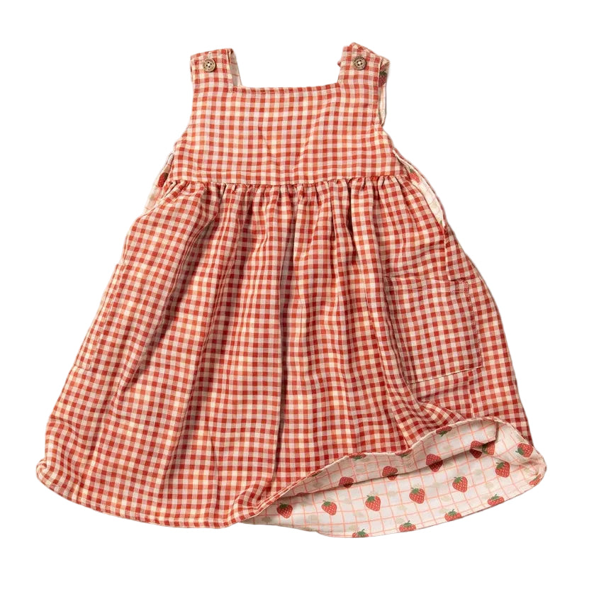 Strawberry Days Reversible Pinny Dress 2
