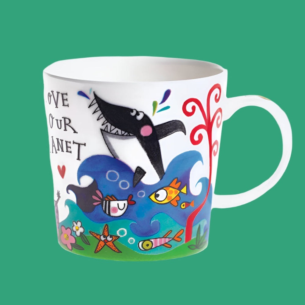 Boxed Bone China Mug - Love Our Planet 2
