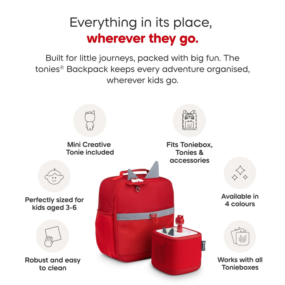 Backpack with Creative Mini - Sunset Red 3