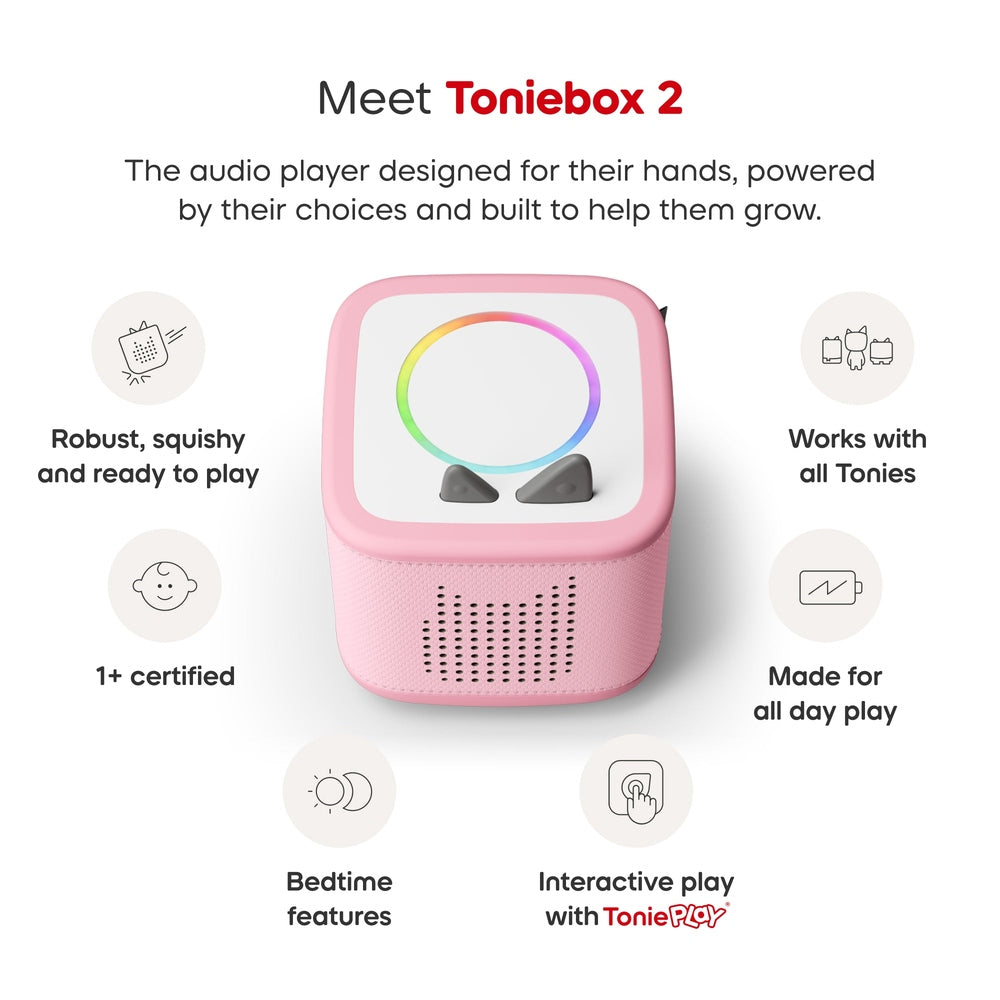 Toniebox 2 and Creative Rubie - Cloud Pink 4