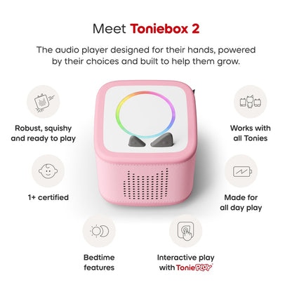 Toniebox 2 and Creative Rubie - Cloud Pink 4
