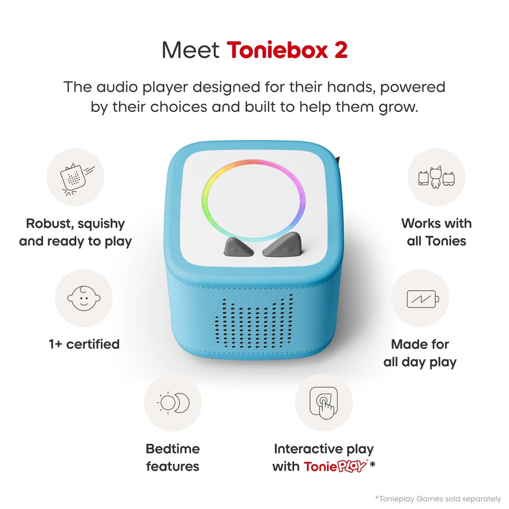 Toniebox 2 and Creative Rubie - Sky Blue 4