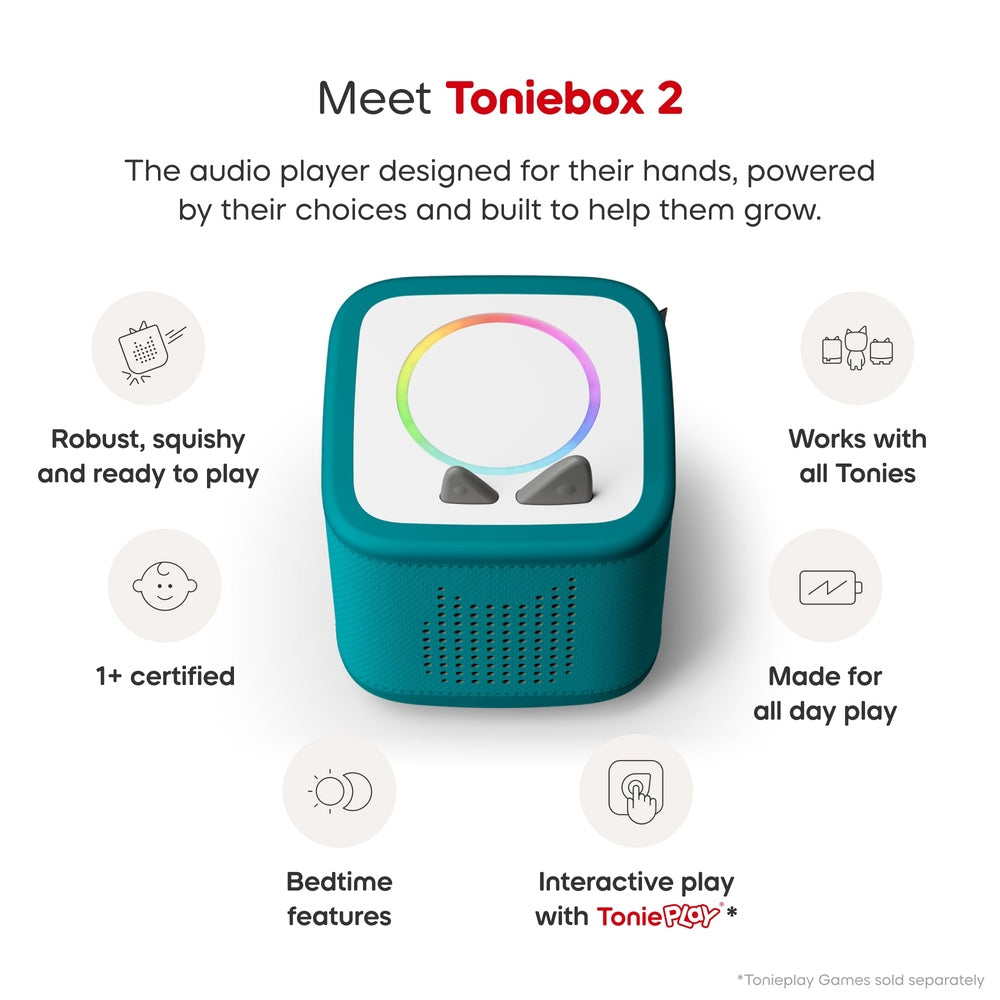 Toniebox 2 and Creative Rubie - Teal 4