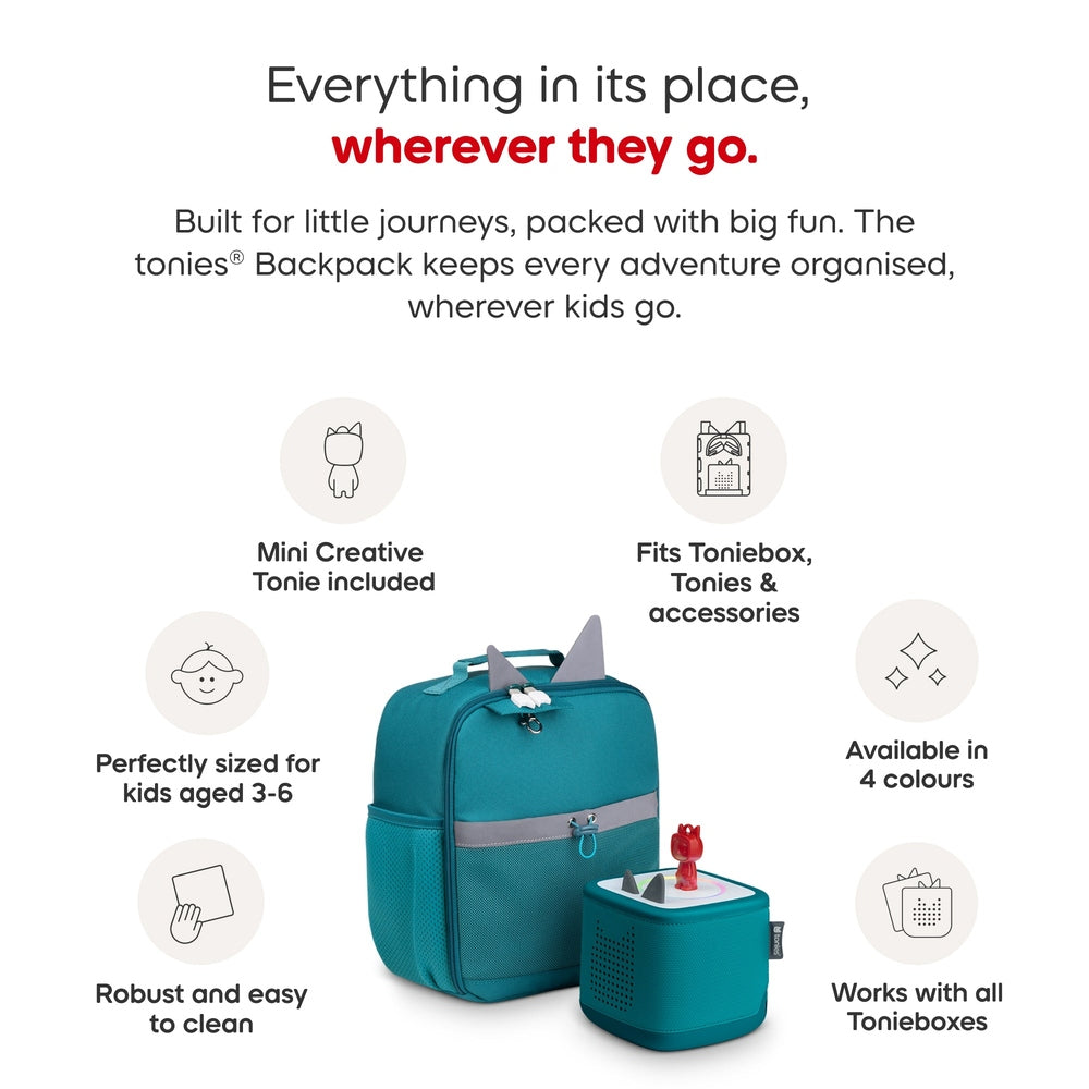 Backpack with Creative Mini - Teal 13/01 3