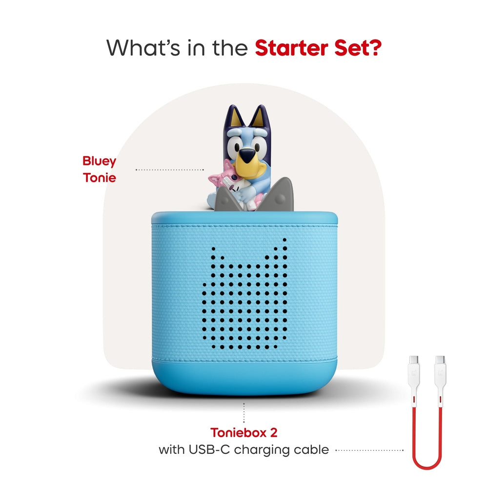 Toniebox 2 Starter Set with Bluey Tonie - Sky Blue