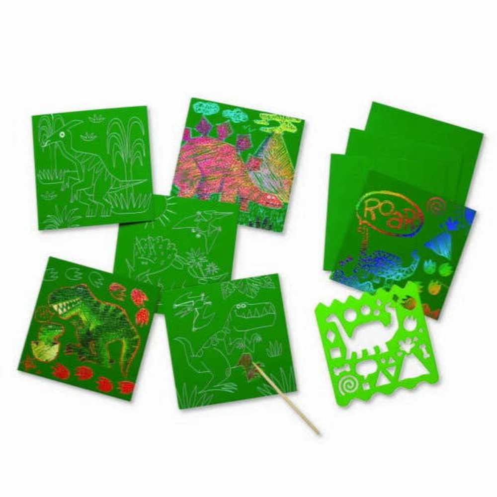 Crocodile Creek - Dinosaur Scratch Art 2