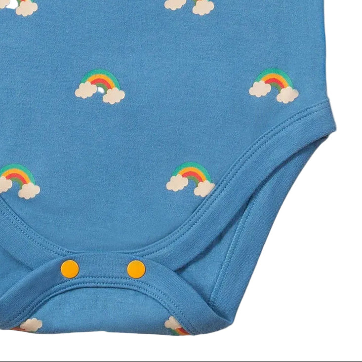Blue Rainbows Organic Baby Bodysuit Set 2 Pack 5