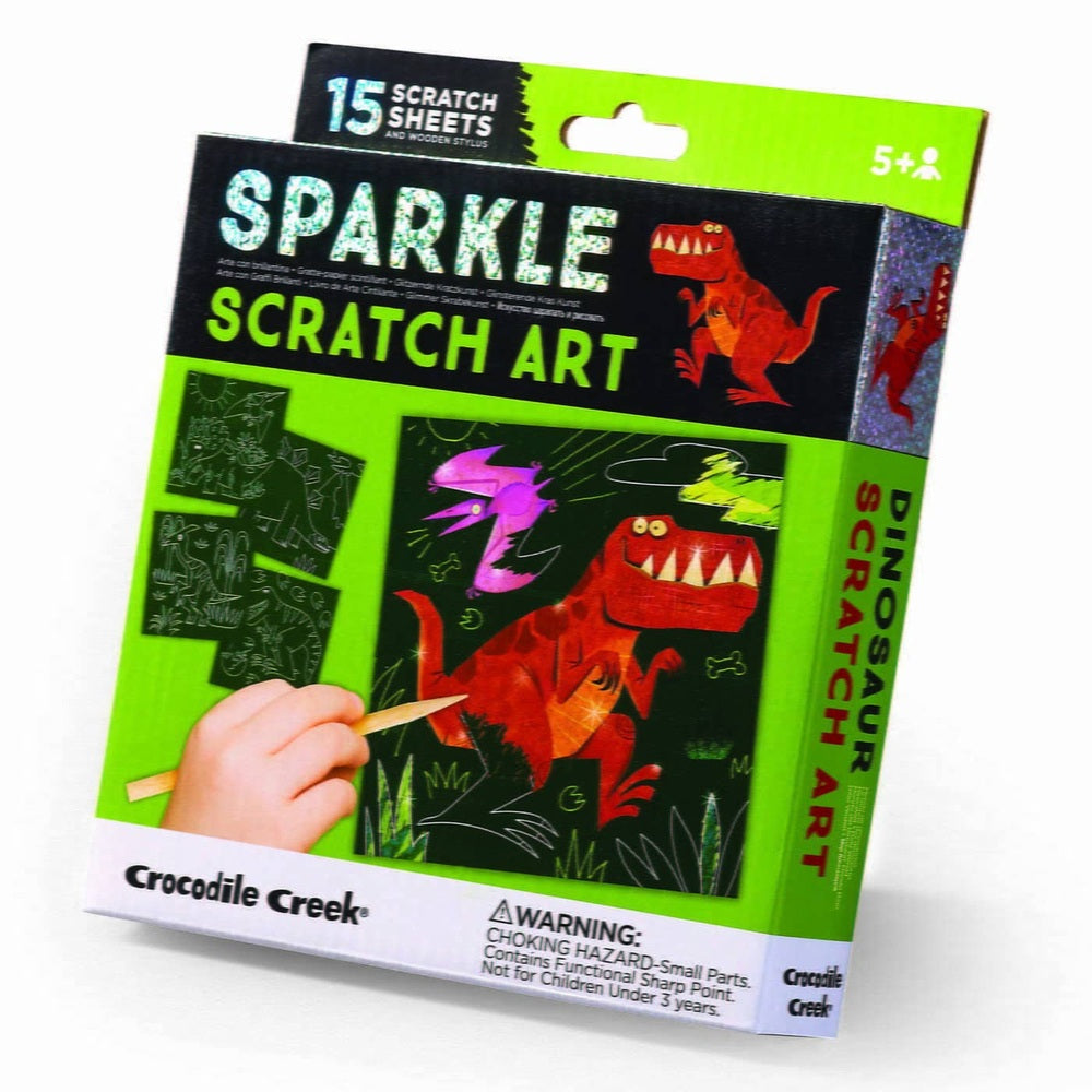 Crocodile Creek - Dinosaur Scratch Art 1