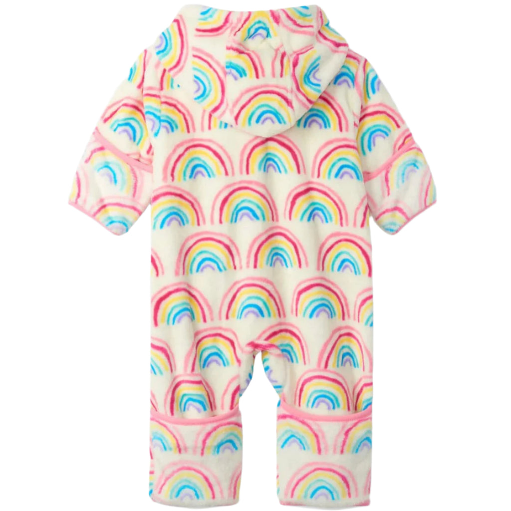 Fuzzy Fleece Baby Bundler - Pretty Rainbows 2