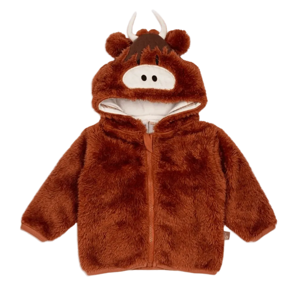 Neutral Hamish Highland Cow Hoodie 1