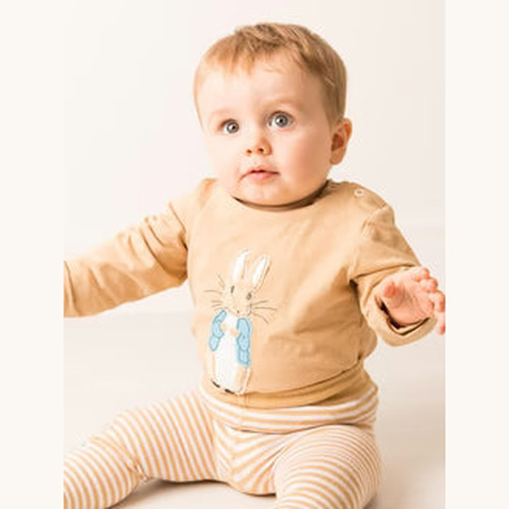 Peter Rabbit Neutral Applique Top 1