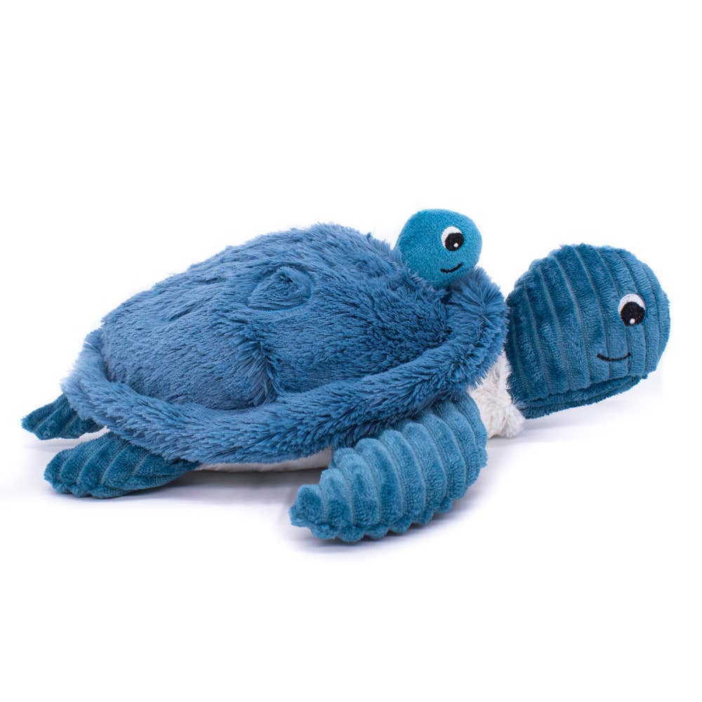 Tilly the Turtle Mum & Baby Blue Plush Toy 3