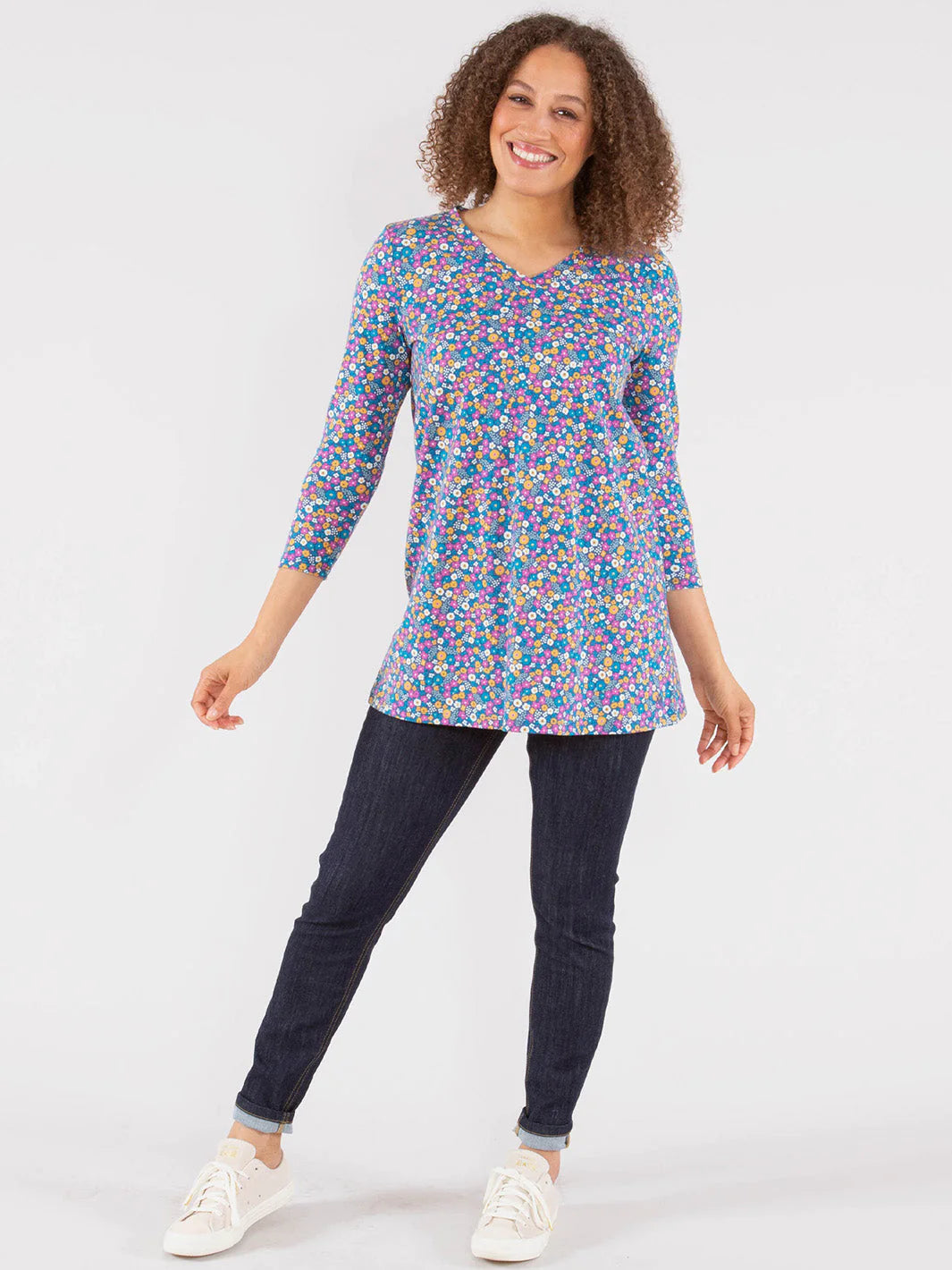 Throop Tunic Faraway Ditsy