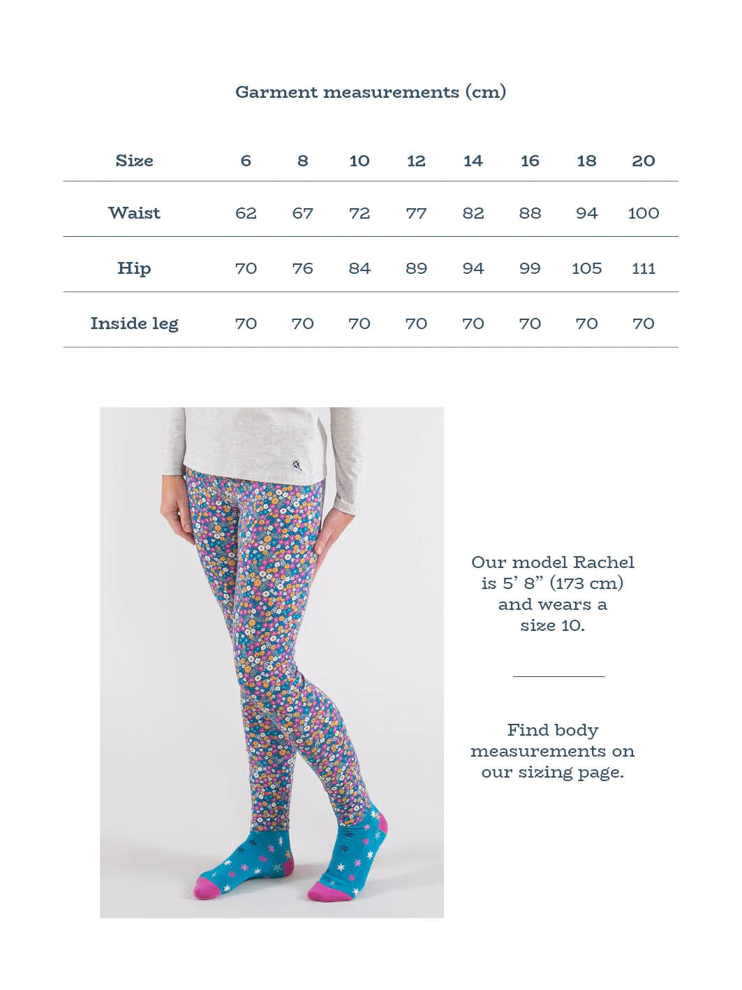 Adult Lytchett Leggings Faraway Ditsy 5