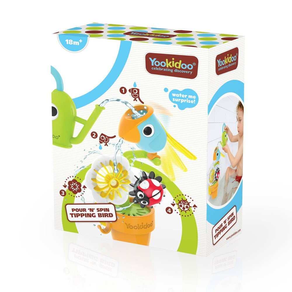 Yookidoo Pour 'N' Spin Tipping Bird 8