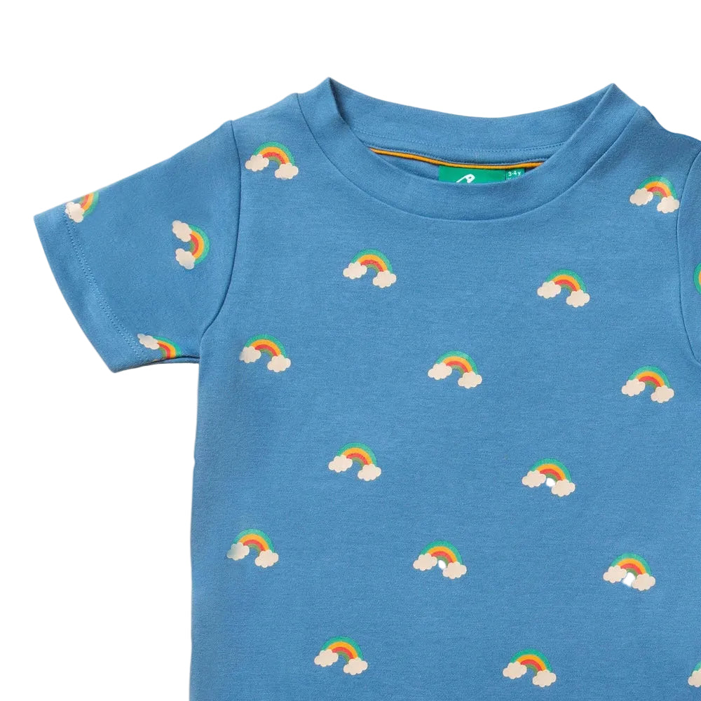Blue Rainbows Short Sleeve T Shirt 2