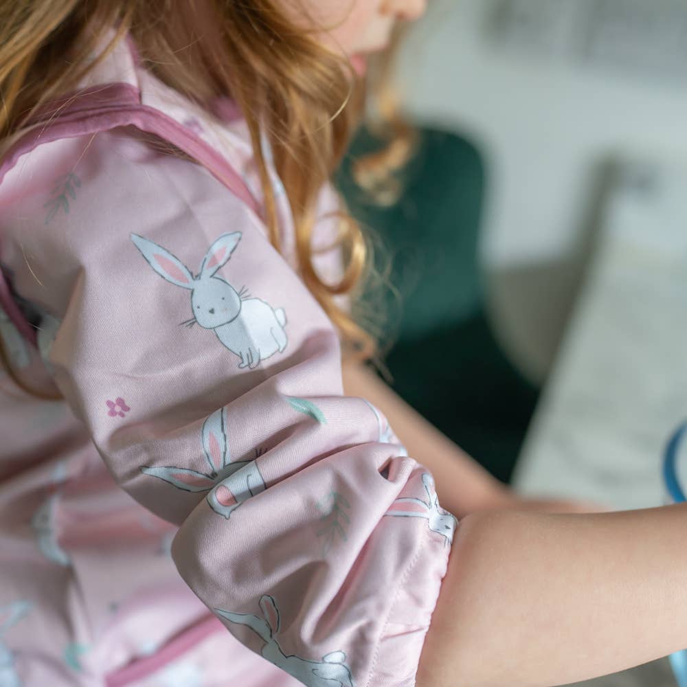 Coverall Feeding Bib - Bunnies 8