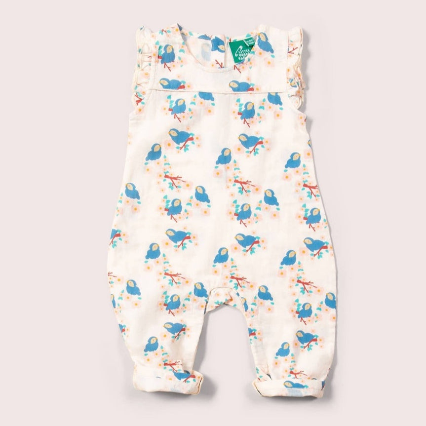 Bluebirds Frill Summer Romper 1