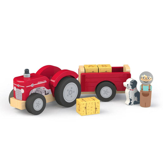 JUMINI Farm - Tractor and Trailer with bales 1