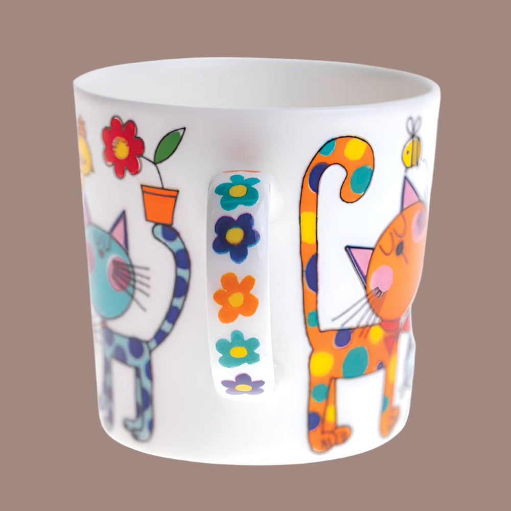 Boxed Bone China Mug - Cats Meow! 3