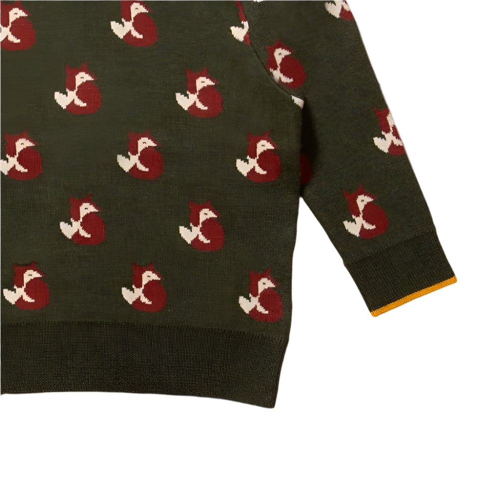From One To Another Fox Knitted Jumper 4