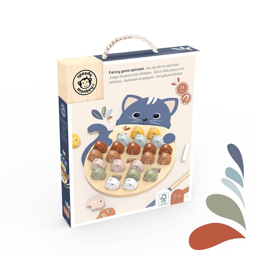 Speedy Monkey Fishing game alphabet 4